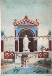 Conception pour une fontaine à Esculape