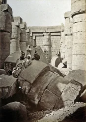 Temple de Karnak, vers 1900