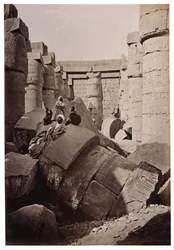 Ruines de Karnak, vers 1900