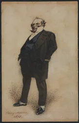 Autoportrait dans le rôle de M. Prud