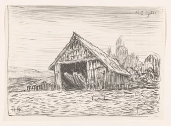 Maison de bateau à Possenhofen
