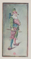 Punchinello, trois-quarts à droite