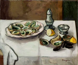 Nature morte avec huîtres