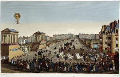 Entrée de Sa Majesté Louis XVIII à Paris