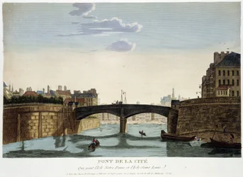 Le Pont de la Cité - dans Vues de Paris par Courvoisier