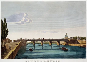 Vue du Pont du Jardin du Roi (Pont d