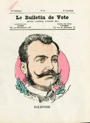 Bulletin 2e série, Satirique en couleurs: Delafosse - Illustration de Henri Demare (1846-1888)