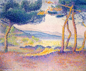 Pins le long du rivage, 1896