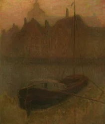 Bateau sur le Canal (Matin)
