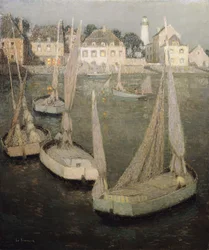Port Breton au Clair de Lune