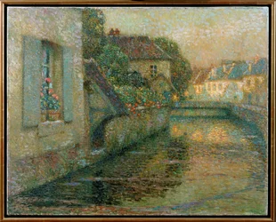 Le pont de Gisors (peinture sur toile)