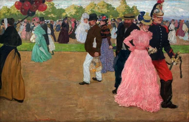 Promenade dominicale au Bois de Boulogne