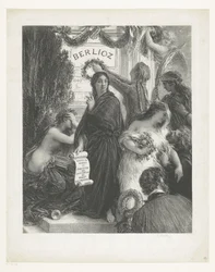 Affiche musicale Hector Berlioz