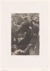 Berlioz dirige entre quatre anges trompettistes