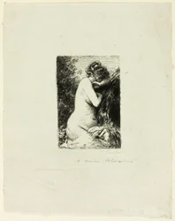 Femme en pleurs : Étude d