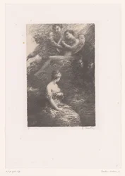 Marguerite apparaît à Faust et Méphisto depuis le ciel (La Damnation de Faust. Apparition de Marguerite)