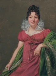 Marie Thérèse Étiennette Bourgoin, by Henri-François Riesener