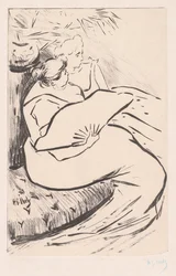 Femme assise, vers 1895-1900