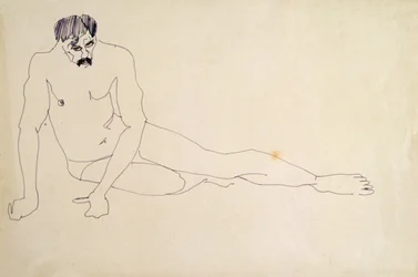 Nu masculin au repos
