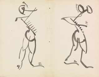 Deux figures dansantes