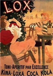 Lox Toni-Apératif par Excellence. Kina-Loxa, Coca, Kola