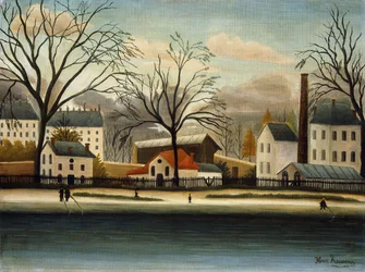 Banlieue, vers 1896