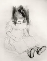Fille lisant