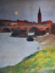 Vue de Toulouse, vers 1900 (fresque)