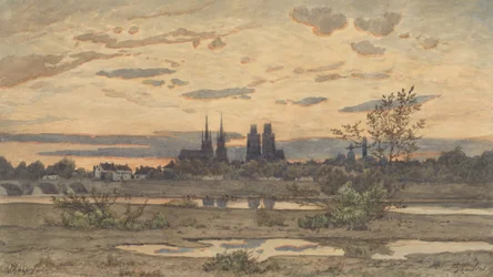 Vue de Moulins, vers 1850-60