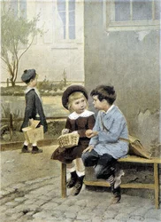 École: échange libre - Geoffroy