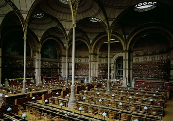 Intérieur de la Salle des Imprimés, 1868