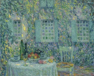 La Table. Le Soleil sur les Feuilles, Gerberoy, 1917