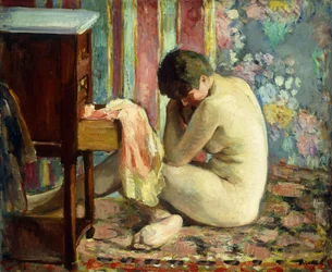 Nu à la chemise rose ; Nu à la chemise rose, 1926