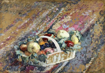 Nature morte au panier de fruits