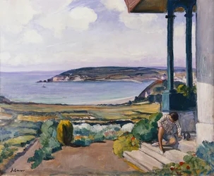 Le jardin sur la baie à Morgat, 1924