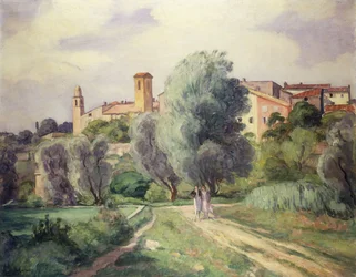 Deux femmes à la campagne