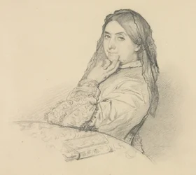 Portrait de sa mère, 1851