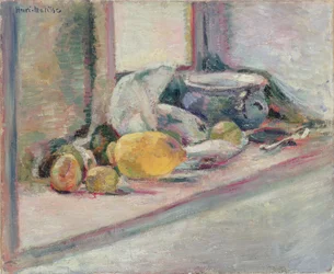 Pot bleu et citron