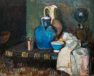Blue jug