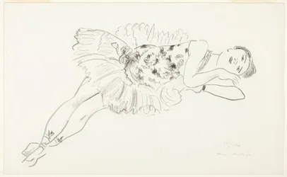 Danseuse couchée, extrait de Ten Dancers