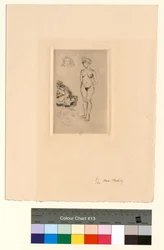Deux nus, deux têtes d