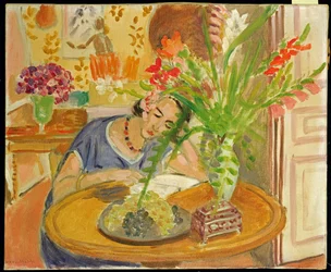 Femme aux Glaieuls