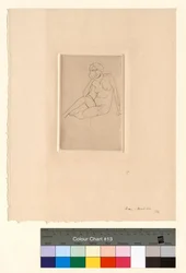 Figure assise - Nu