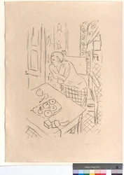 Figure dans un intérieur