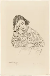 Jeune fille lisant