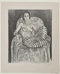 Grande odalisque à la culotte bayadère