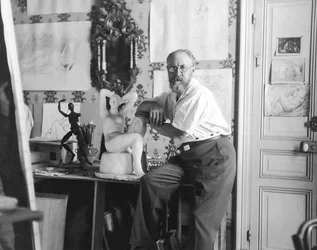 Henri Matisse, le peintre (photo n/b)