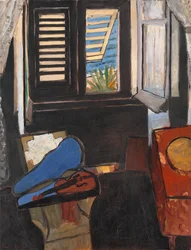 Intérieur avec un violon
