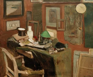 Intérieur avec chapeau haut de forme