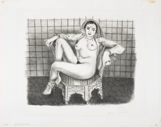 Jeune Hindoue-Seated Odalisque